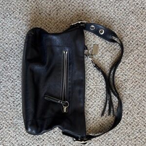 Coach Black Leather Hobo Bag